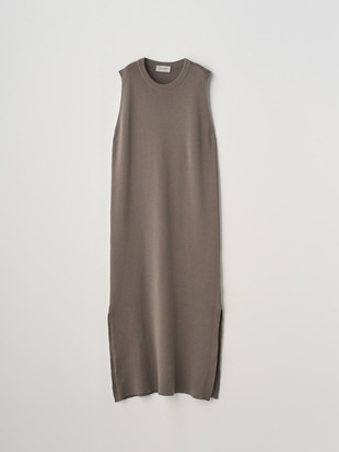 Round neck Ribbed Sleeveless Dress | JOSIA | 30G