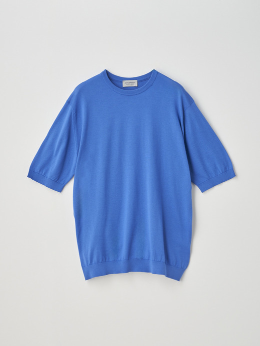 Crew neck T-shirt | S4633 | 30G 詳細画像 ELECTRIC BLUE 1