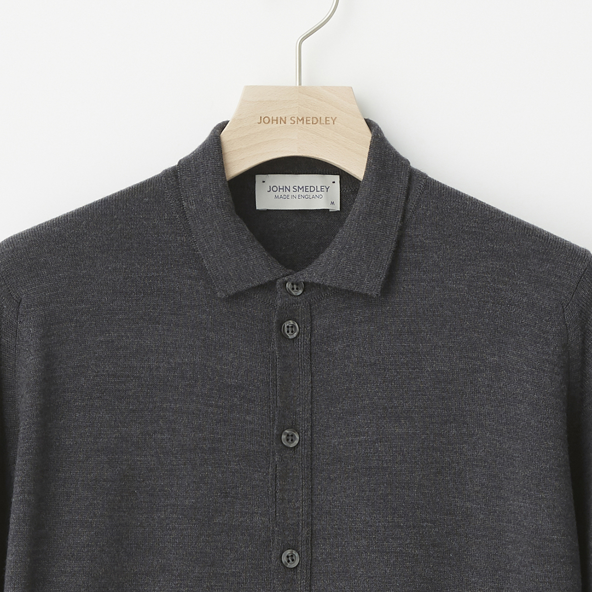 メンズ 24g長袖襟付きカーディガン メンズ レディースニットのjohn