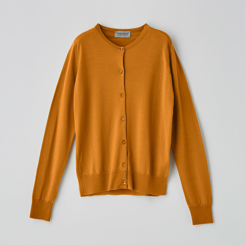 レディース 長袖クルーネックカーディガン メンズ レディースニットのjohn Smedley ジョンスメドレー 公式オンラインショップ