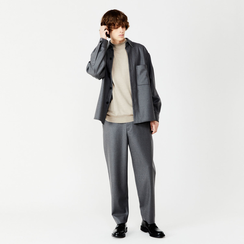 メンズ ウールカシミヤフランネルc P O ジャケット メンズ レディースニットのjohn Smedley ジョンスメドレー 公式オンラインショップ