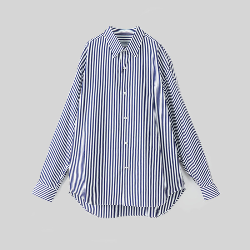 メンズ ストライプレギュラーカラーシャツ メンズ レディースニットのjohn Smedley ジョンスメドレー 公式オンラインショップ