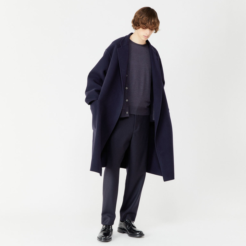 メンズ ダブルフェイスガウンコート メンズ レディースニットのjohn Smedley ジョンスメドレー 公式オンラインショップ