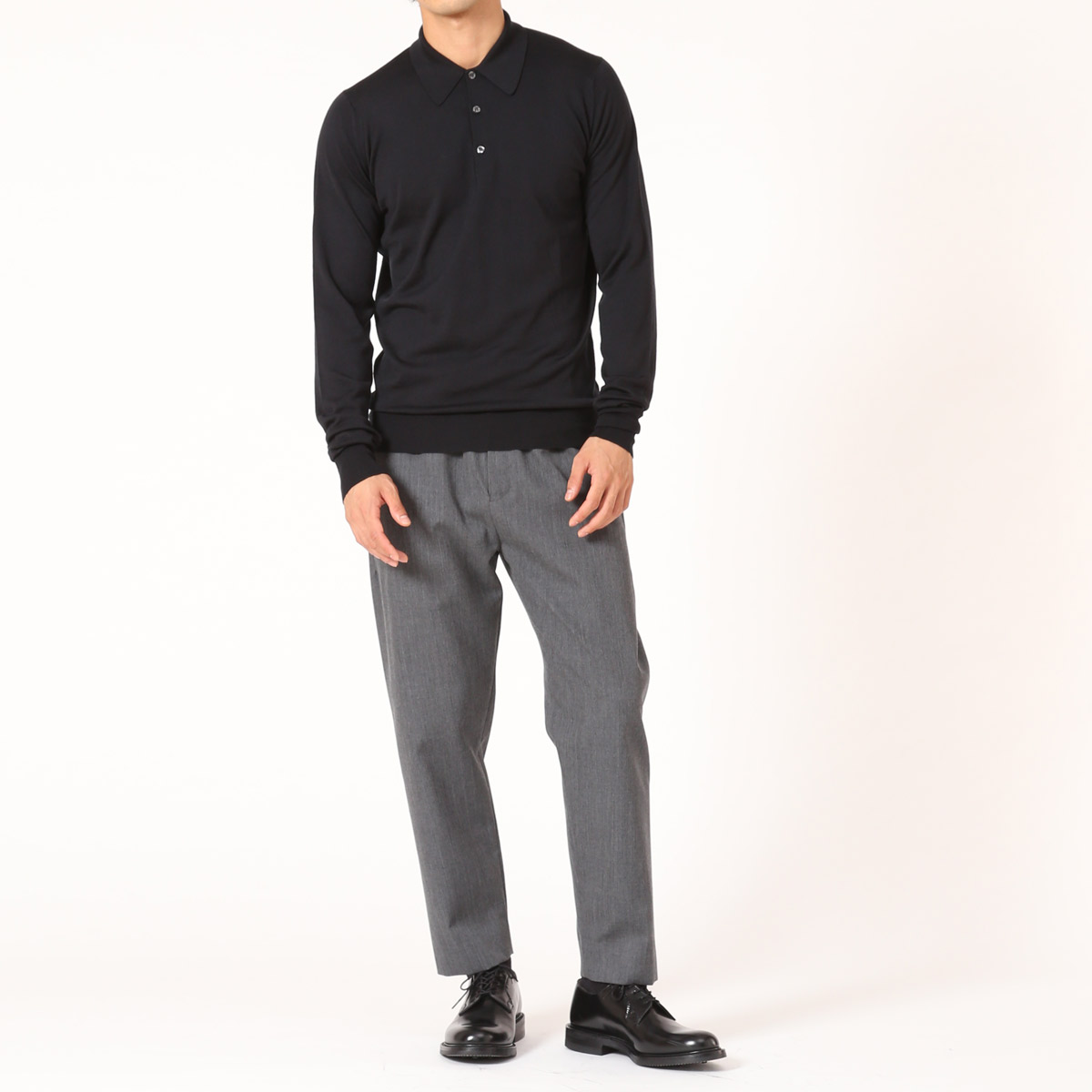 メンズ 30g 長袖ポロシャツ メンズ レディースニットのjohn Smedley ジョンスメドレー 公式オンラインショップ