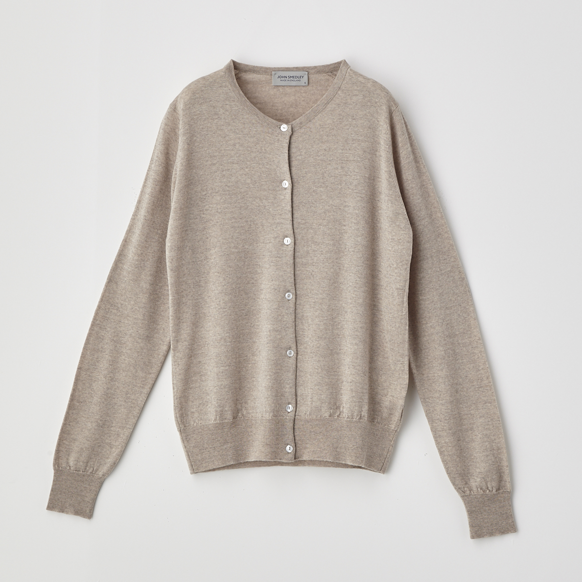 レディース 30g 長袖クルーネックカーディガン メンズ レディースニットのjohn Smedley ジョンスメドレー 公式オンラインショップ