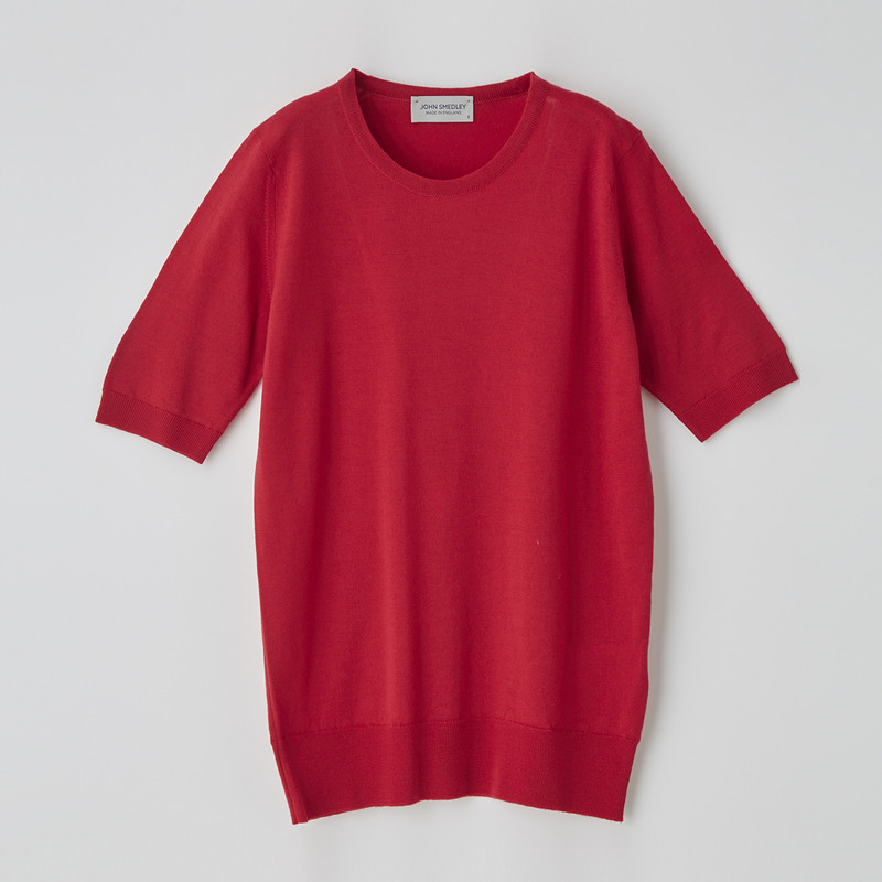 レディース 30g 半袖クルーネックニット メンズ レディースニットのjohn Smedley ジョンスメドレー 公式オンラインショップ