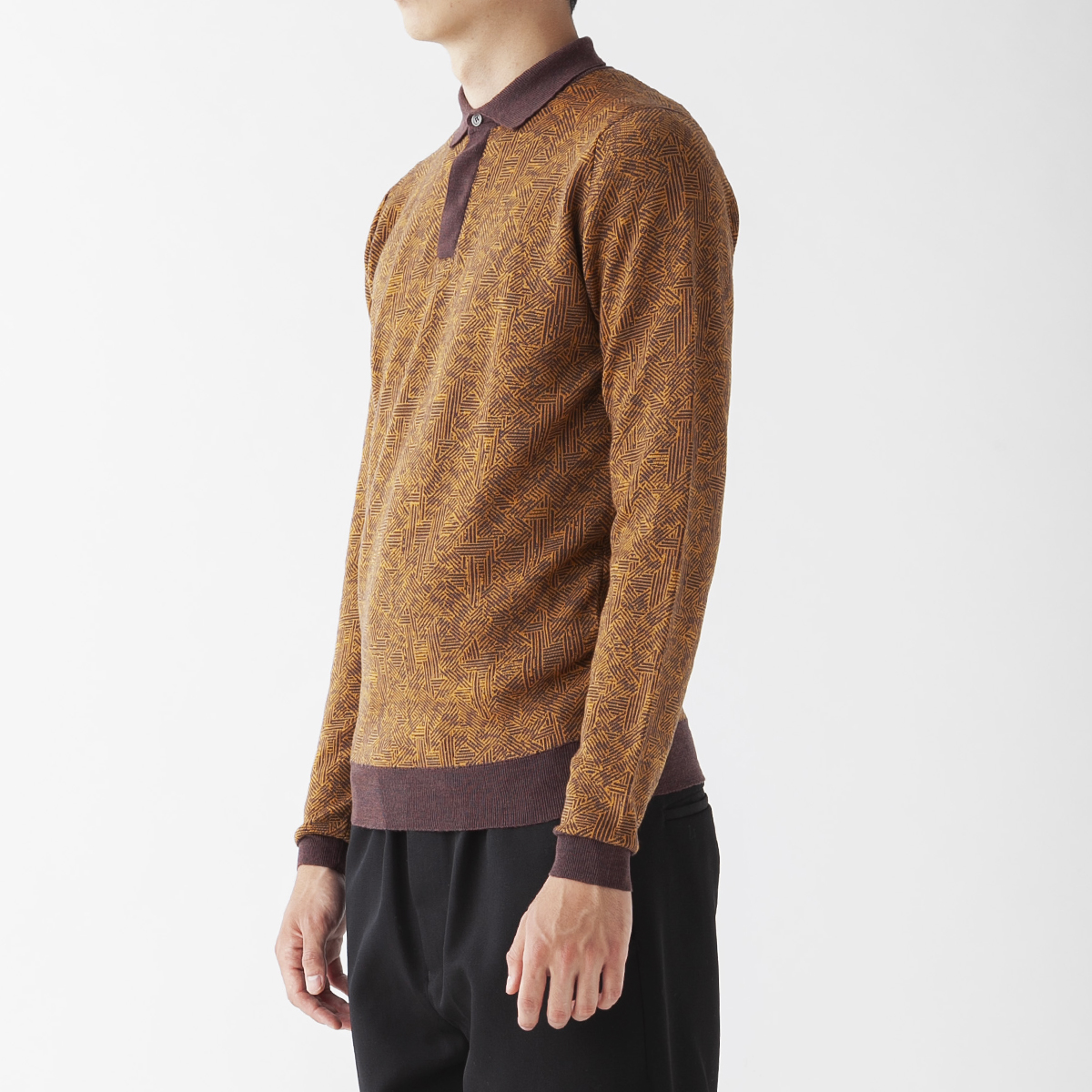 メンズ 長袖ニットポロシャツ メンズ レディースニットのjohn Smedley ジョンスメドレー 公式オンラインショップ