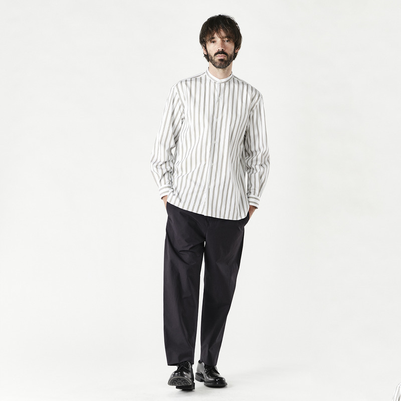メンズ ストライプバンドカラーシャツ メンズ レディースニットのjohn Smedley ジョンスメドレー 公式オンラインショップ メンズ ストライプバンドカラーシャツ メンズ レディースニットのjohn Smedley ジョンスメドレー 公式オンラインショップ