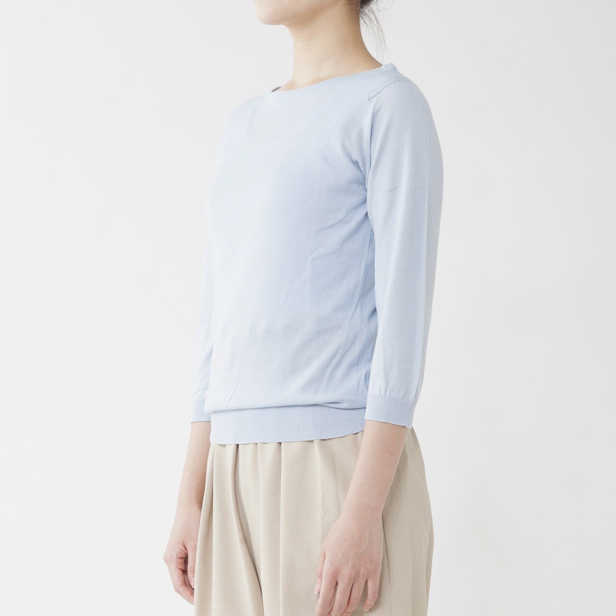 レディース 7分袖ボートネックニット メンズ レディースニットのjohn Smedley ジョンスメドレー 公式オンラインショップ