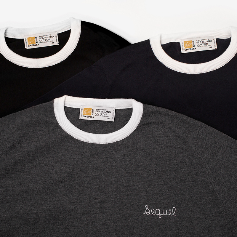 FRAGMENT DESIGN x SEQUEL x JOHN SMEDLEY クルーネックニット｜メンズ・レディースニットのJOHN SMEDLEY⁄ ジョンスメドレー 公式オンラインショップ