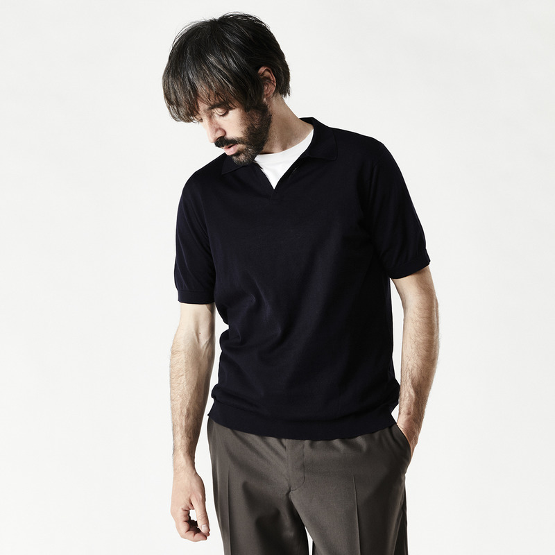 メンズ 30g 半袖スキッパーニット メンズ レディースニットのjohn Smedley ジョンスメドレー 公式オンラインショップ