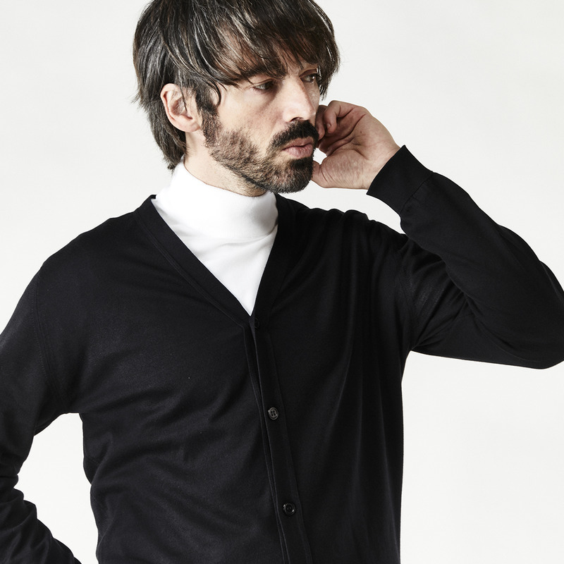 メンズ 30g 長袖vネックカーディガン メンズ レディースニットのjohn Smedley ジョンスメドレー 公式オンラインショップ