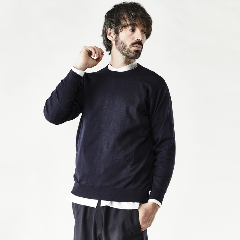 メンズ 30g 長袖クルーネックニット メンズ レディースニットのjohn Smedley ジョンスメドレー 公式オンラインショップ