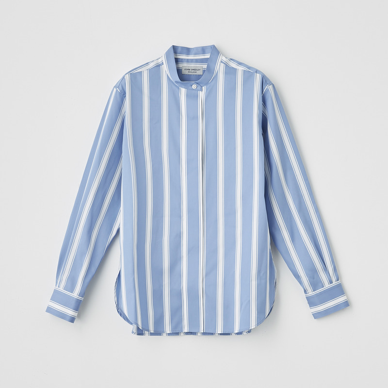レディース ブロードスタンドカラーシャツ メンズ レディースニットのjohn Smedley ジョンスメドレー 公式オンラインショップ