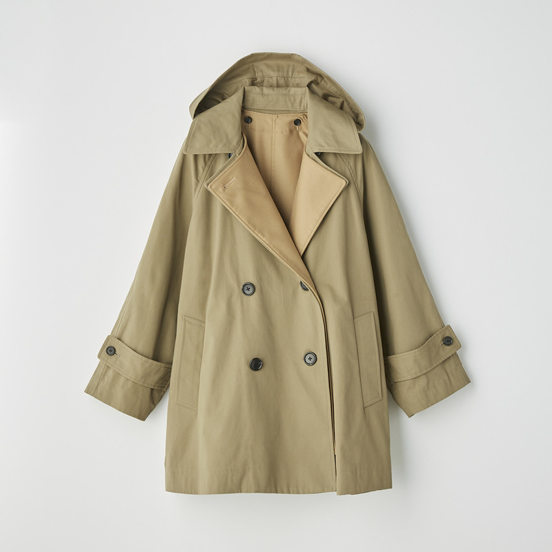 レディース コットンツイルショートトレンチコート メンズ レディースニットのjohn Smedley ジョンスメドレー 公式オンラインショップ