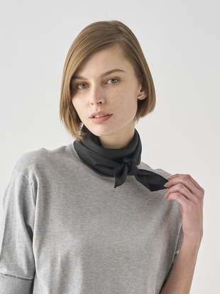 Silk twill Scarf｜solid colour