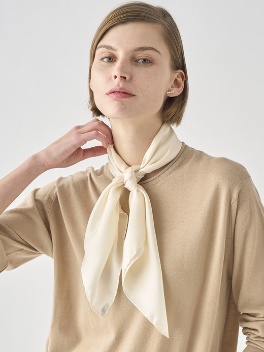 Silk twill Scarf｜solid colour 詳細画像 NO1(A2723PSF501) 1