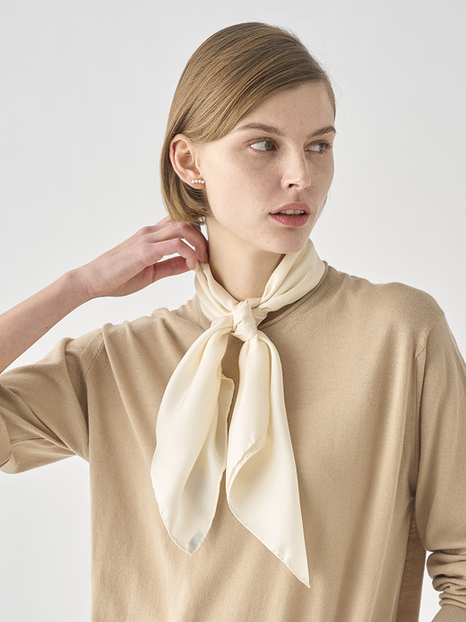 Silk twill Scarf｜solid colour 詳細画像 NO1(A2723PSF501) 2