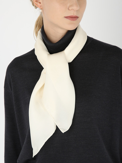 Silk twill Scarf｜solid colour 詳細画像 NO1(A2723PSF501) 3