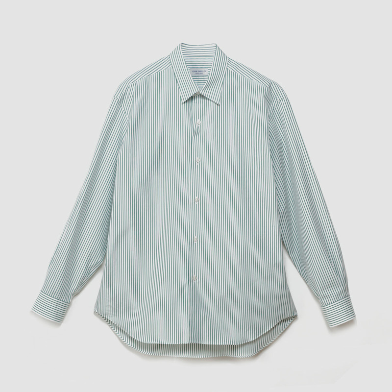 メンズ コットンストライプシャツ メンズ レディースニットのjohn Smedley ジョンスメドレー 公式オンラインショップ