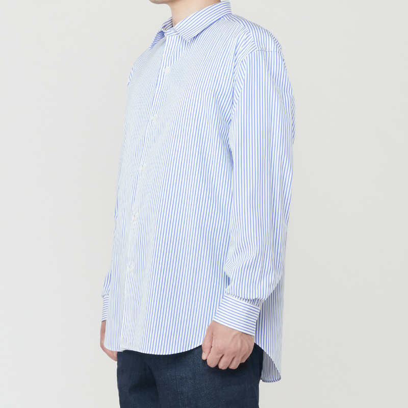 メンズ コットンストライプシャツ メンズ レディースニットのjohn Smedley ジョンスメドレー 公式オンラインショップ