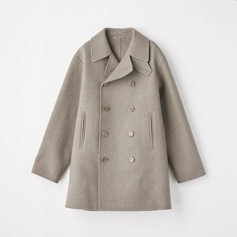 定価7.6万】KEMIT×ESTNATION ウールパイルメルトンピーコート