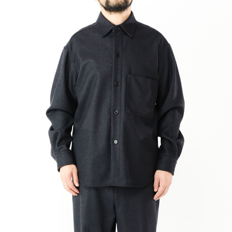 JOHN SMEDLEY 新品未使用　ウールシャツジャケット JOHN SMEDLEY 新品未使用 ウールシャツジャケット JOHN SMEDLEY