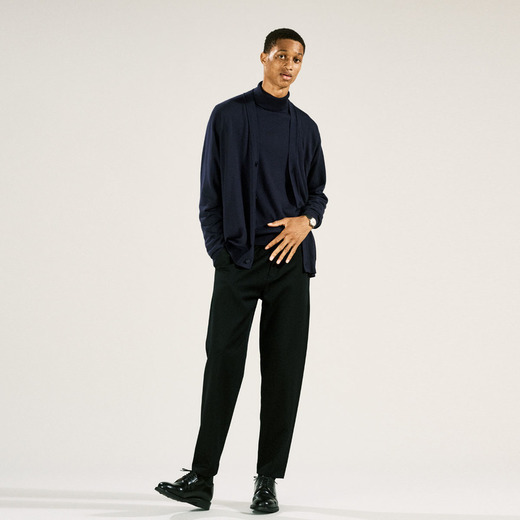 公式】JOHN SMEDLEY メンズ ウールギャバジンイージーパンツ 