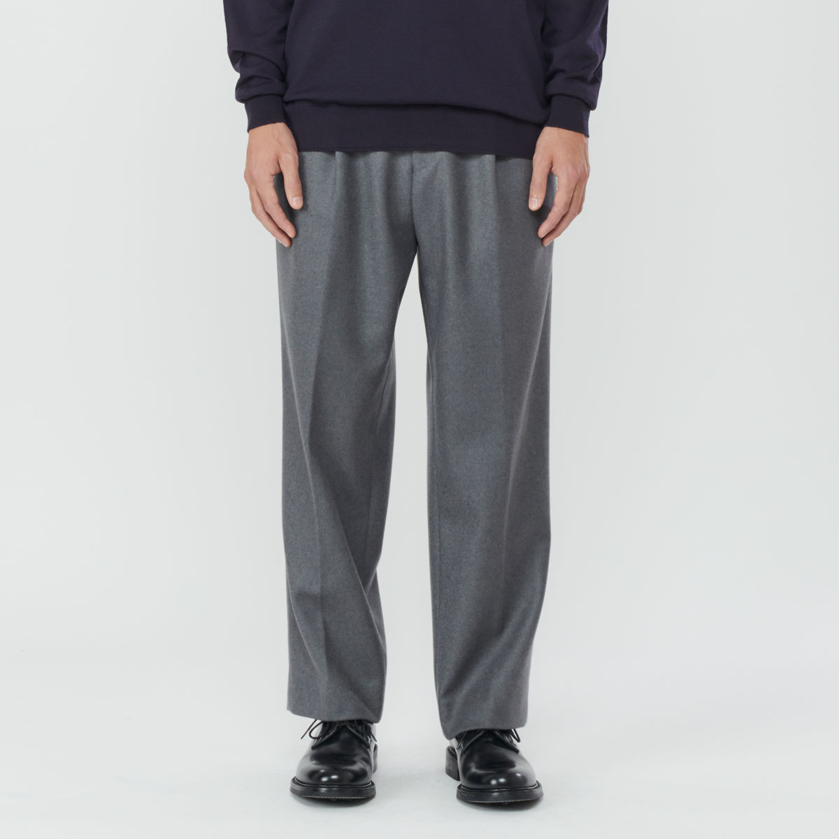 メンズ ウールカシミアフランネル ２プリーツパンツ メンズ レディースニットのjohn Smedley ジョンスメドレー 公式オンラインショップ