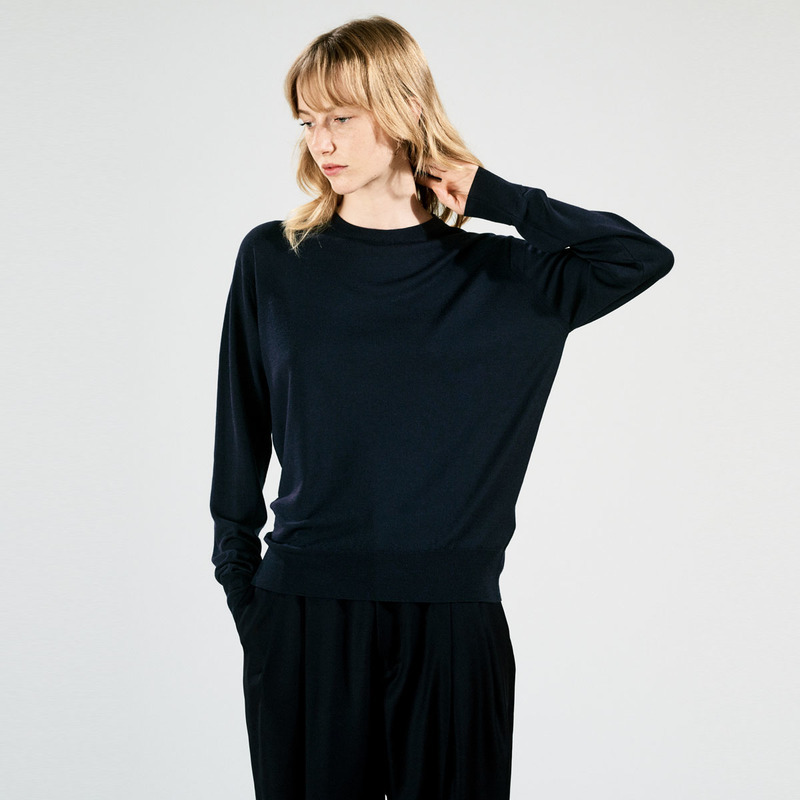 レディース 30g 長袖クルーネックニット メンズ レディースニットのjohn Smedley ジョンスメドレー 公式オンラインショップ