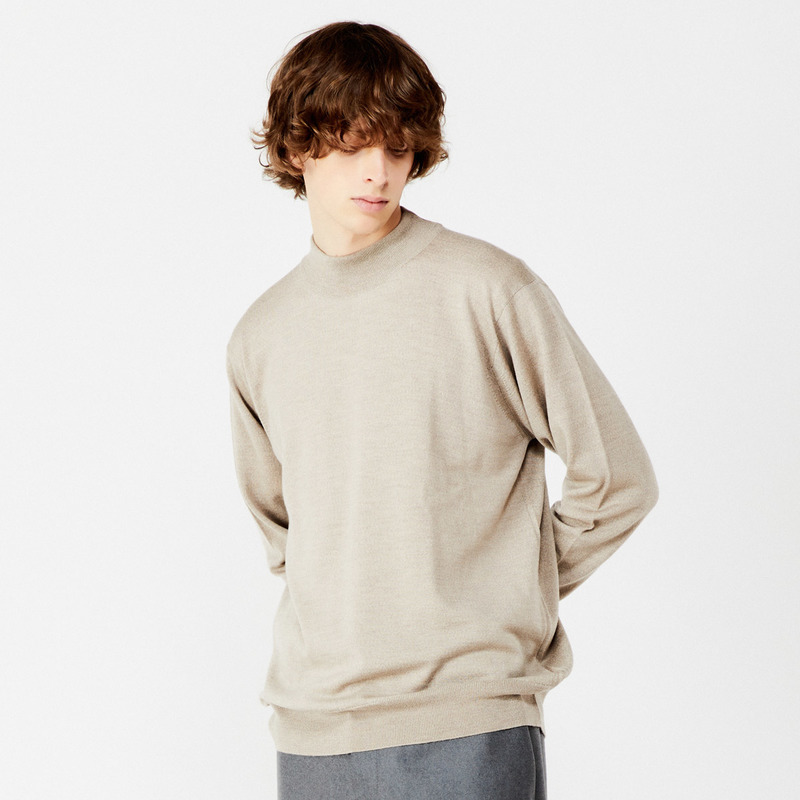 りページで JOHN SMEDLEY｜レディース 24G 長袖モックネックボーダーニット Rakuten  Fashion(天ファッション／旧天ブランドアベニュー)GP2487 ロップショ