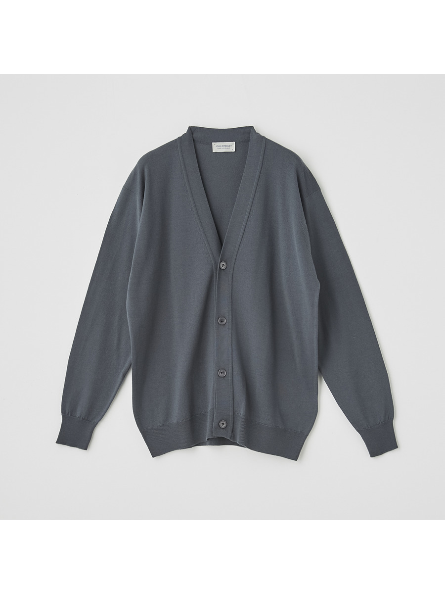 メンズ 24G 長袖Vネックカーディガン|メンズ・レディースニットのJOHN 【在庫切れ】 カーデ ジョンスメドレー ニット Smedley John ニット/セーター