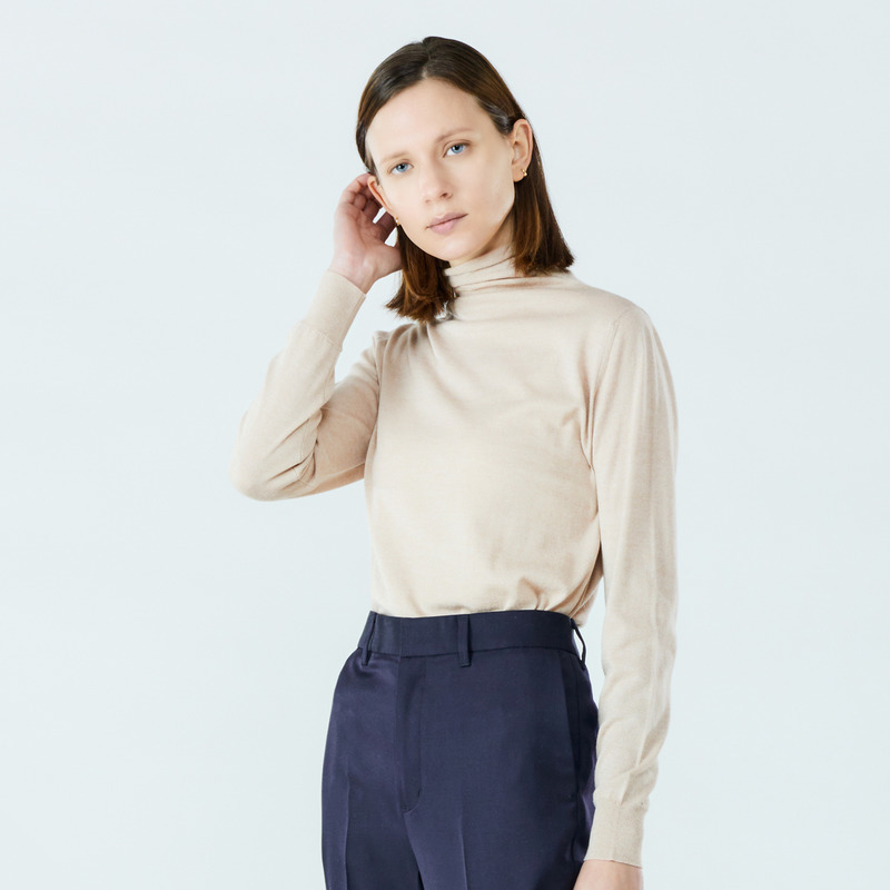 レディース 30g コットンメリノ長袖タートルネックニット メンズ レディースニットのjohn Smedley ジョンスメドレー 公式オンラインショップ