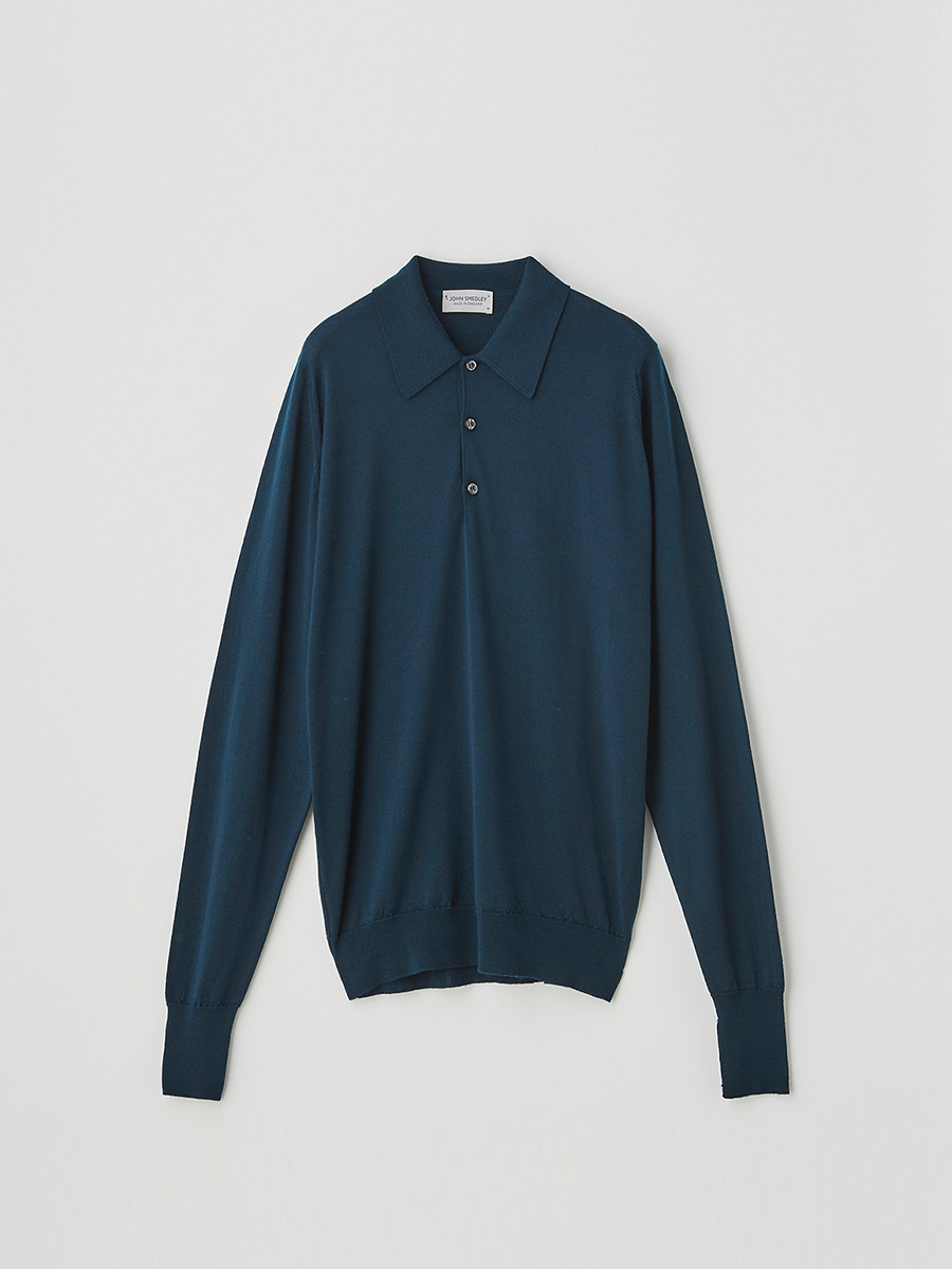 メンズ 30G 長袖ポロシャツ｜メンズ・レディースニットのJOHN SMEDLEY 