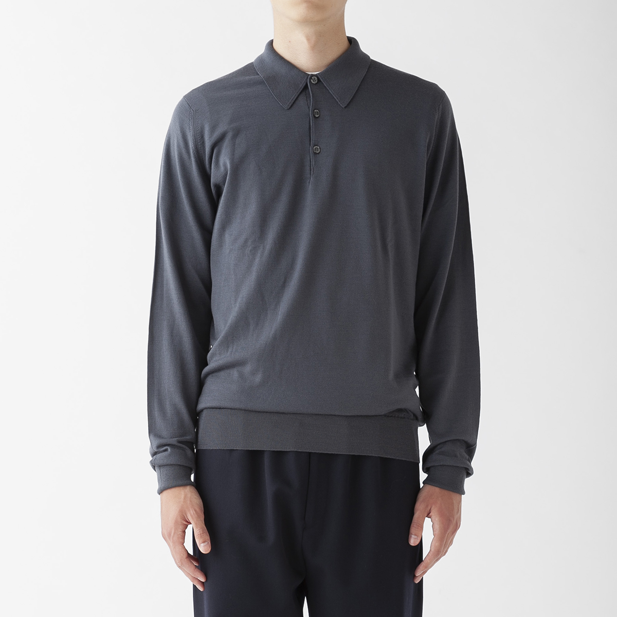 メンズ 30G 長袖ポロシャツ｜メンズ・レディースニットのJOHN SMEDLEY 