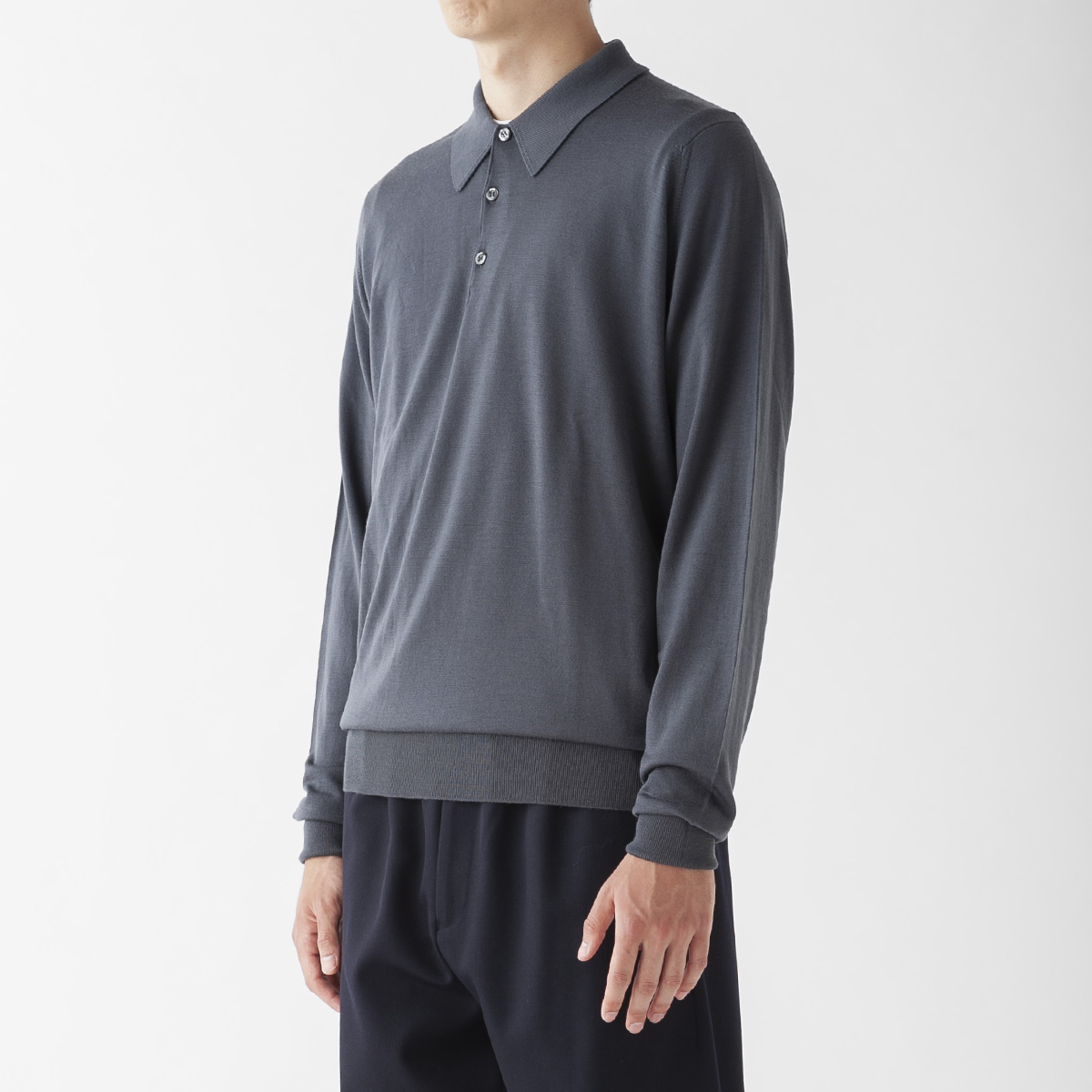 メンズ 30G 長袖ポロシャツ｜メンズ・レディースニットのJOHN SMEDLEY 