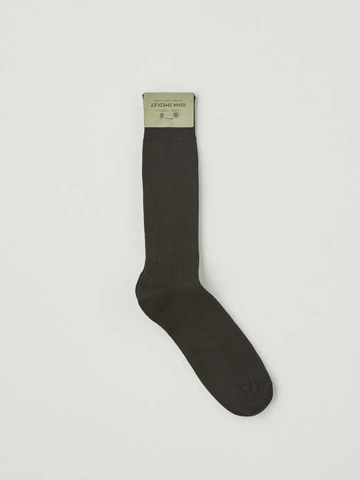 ユニセックス リブソックス 詳細画像 BLACK 1