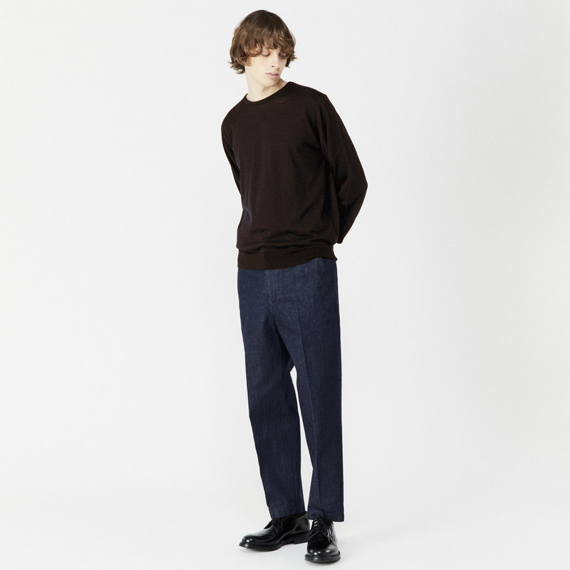 メンズ 30G 長袖クルーネックニット｜メンズ・レディースニットのJOHN SMEDLEY/ジョンスメドレー 公式オンラインショップ