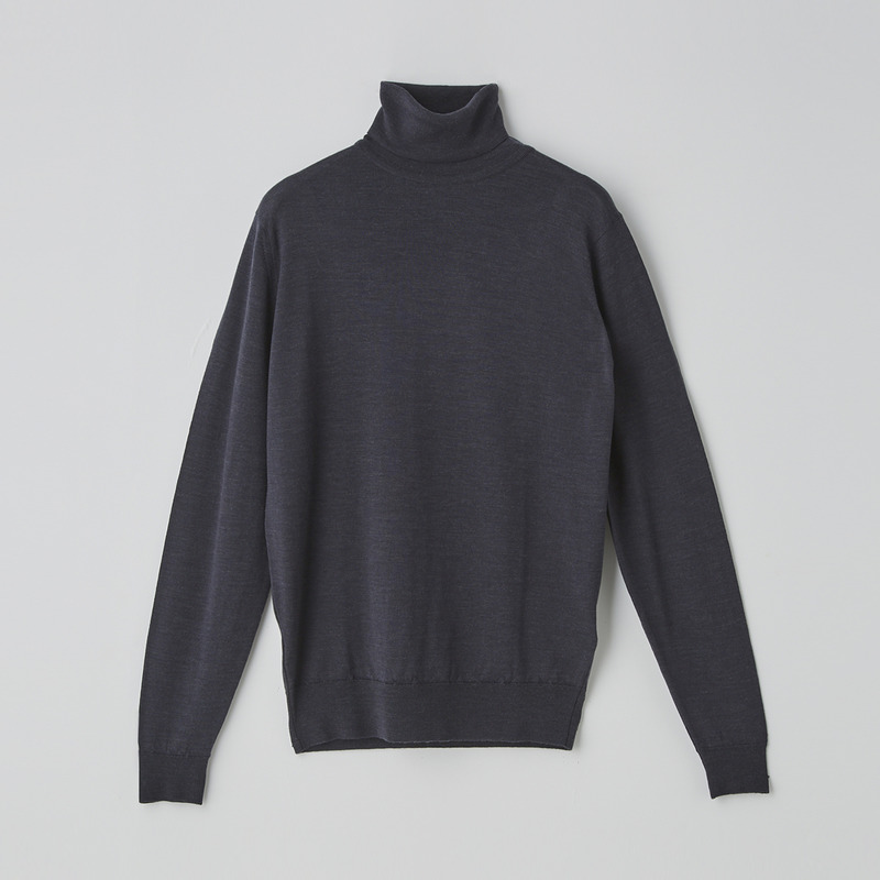 爆安 JOHN SMEDLEY ジョンスメドレー タートルネック ニット Lサイズ