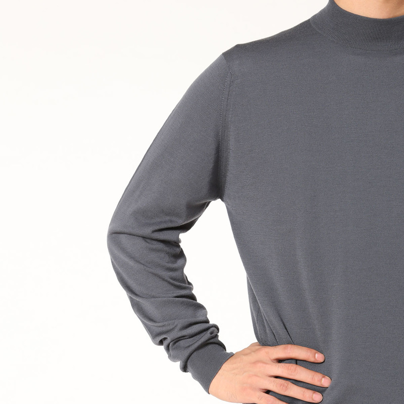 オリジナル JOHN SMEDLEY ジョンスメドレー 30G ウール モックネック