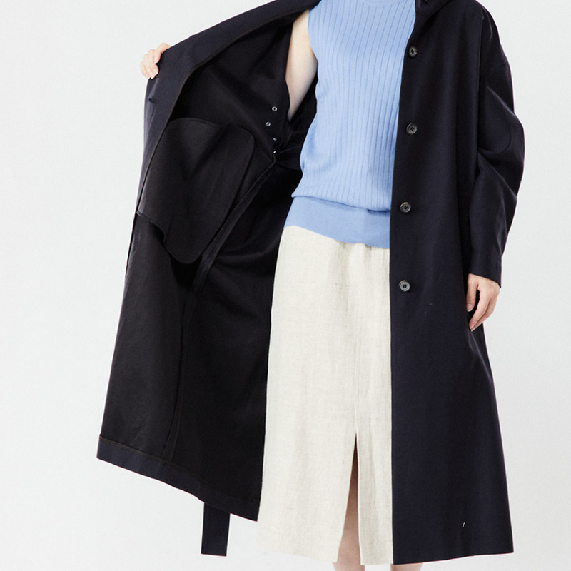 コットンキュプラ フード付き コート メンズ レディースニットのjohn Smedley ジョンスメドレー 公式オンラインショップ