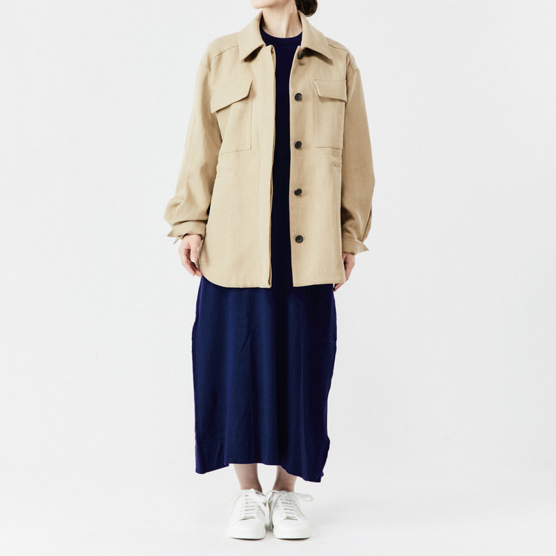 レディース コットンリネン シャツジャケット メンズ レディースニットのjohn Smedley ジョンスメドレー 公式オンラインショップ