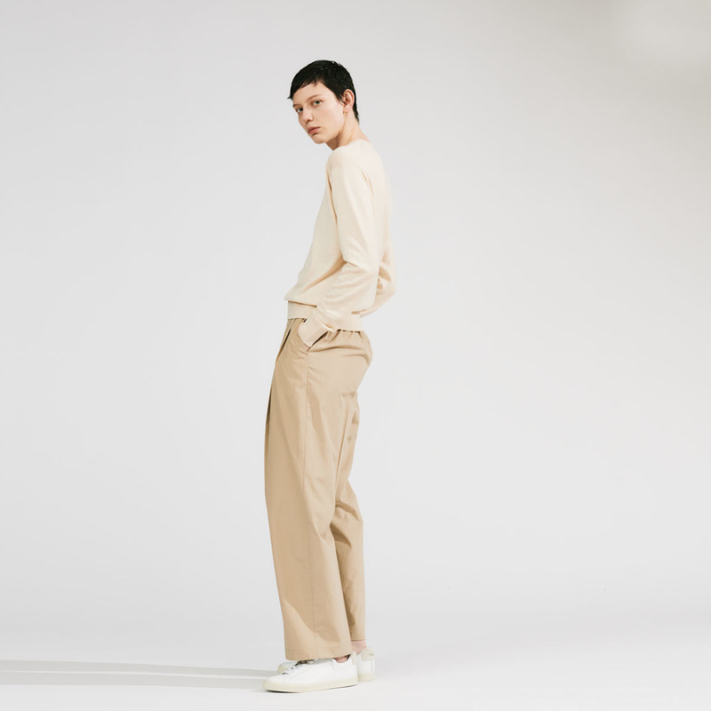 レディース タイプライター タックパンツ メンズ レディースニットのjohn Smedley ジョンスメドレー 公式オンラインショップ