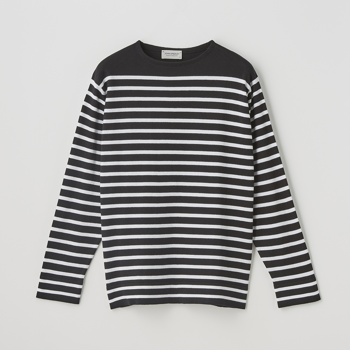 メンズ 24g 長袖 ニット バスクボーダーシャツ メンズ レディースニットのjohn Smedley ジョンスメドレー 公式オンラインショップ