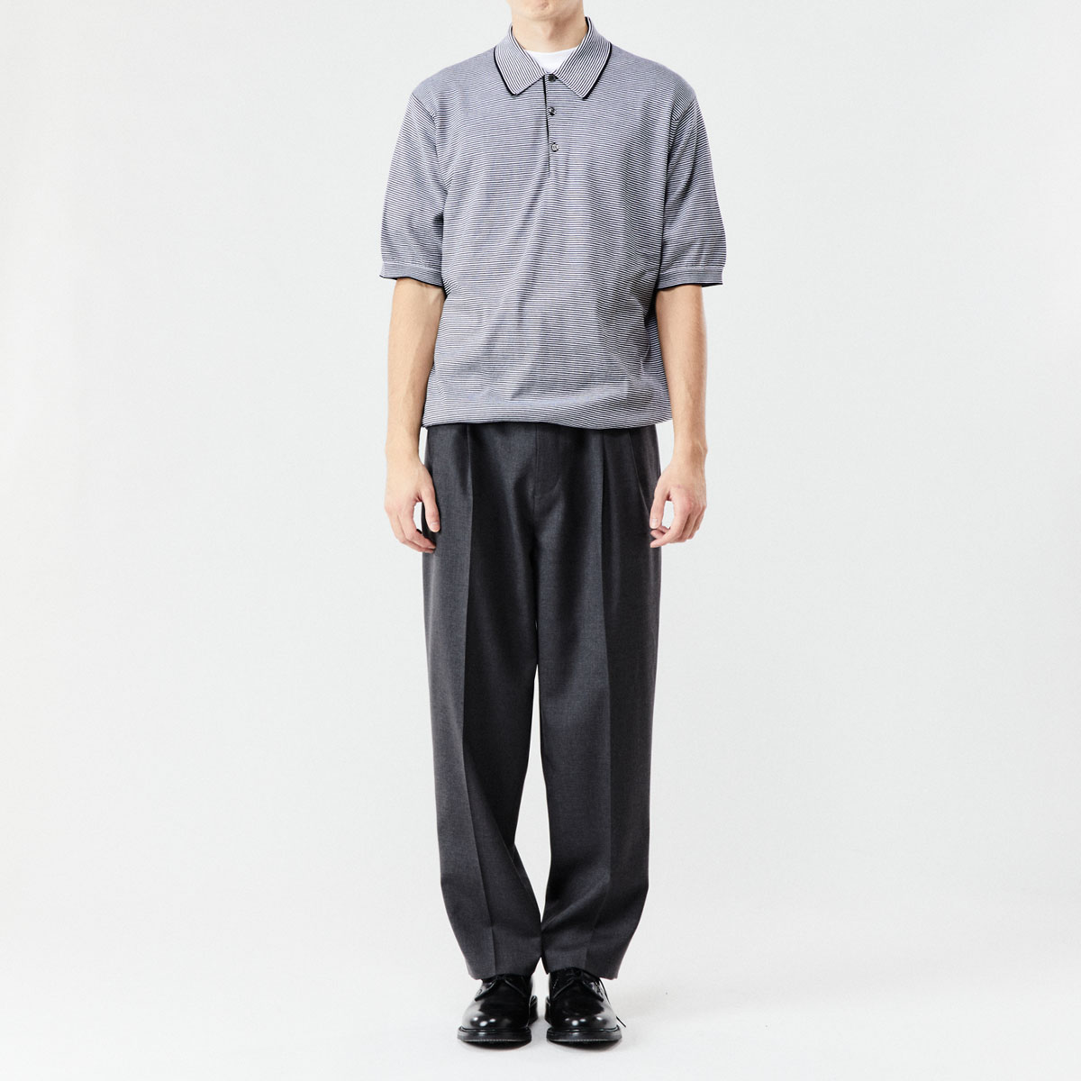 メンズ 30G 半袖 ニット ボーダー ポロシャツ|メンズ・レディースニットのJOHN SMEDLEY/ジョンスメドレー 公式オンラインショップ メンズ 30G 半袖 ニット ボーダー ポロシャツ|メンズ・レディースニットのJOHN SMEDLEY/ジョンスメドレー 公式オンラインショップ