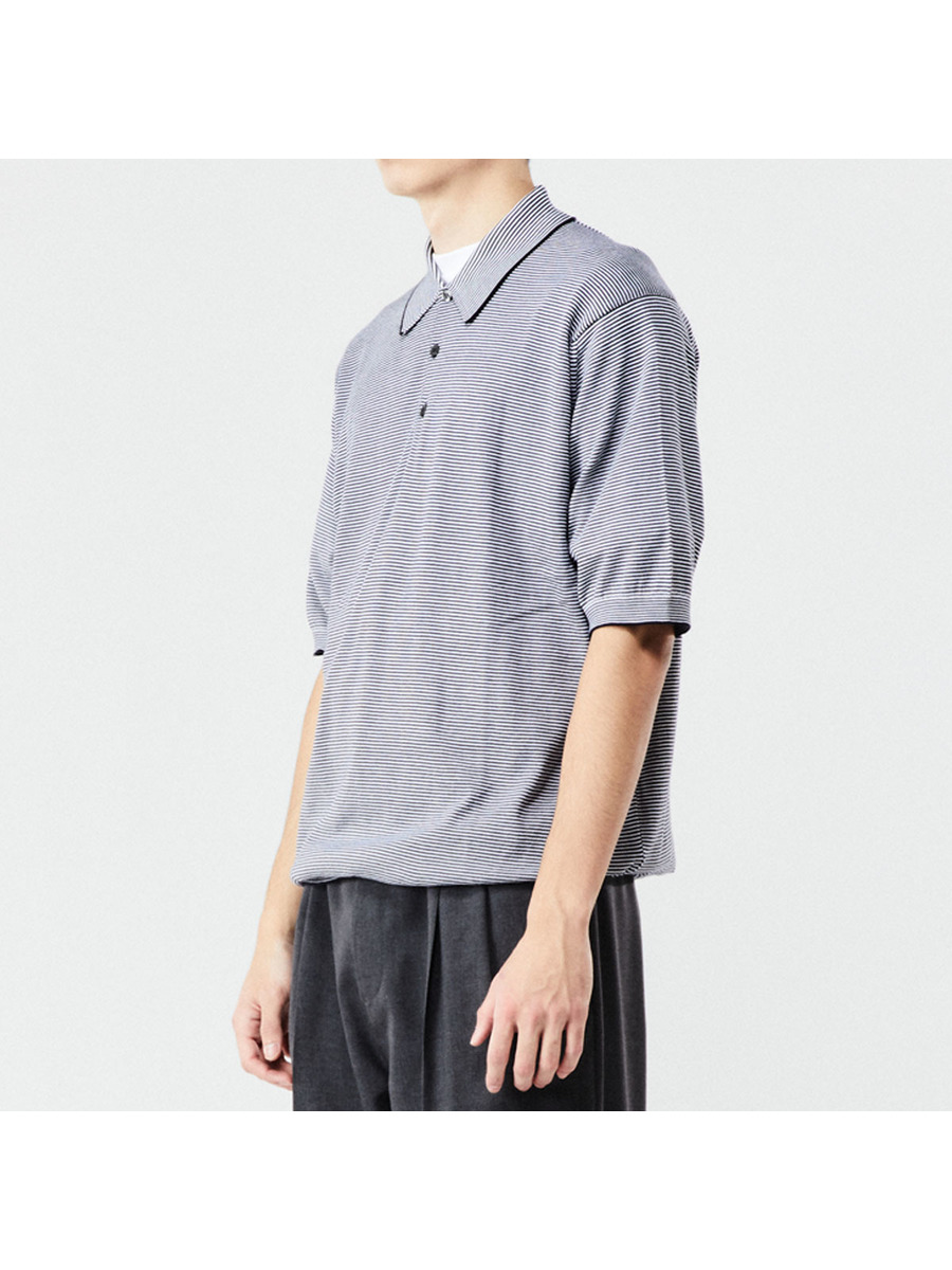 メンズ 30G 半袖 ニット ボーダー ポロシャツ|メンズ・レディースニットのJOHN SMEDLEY/ジョンスメドレー 公式オンラインショップ メンズ 30G 半袖 ニット ボーダー ポロシャツ|メンズ・レディースニットのJOHN SMEDLEY/ジョンスメドレー 公式オンラインショップ
