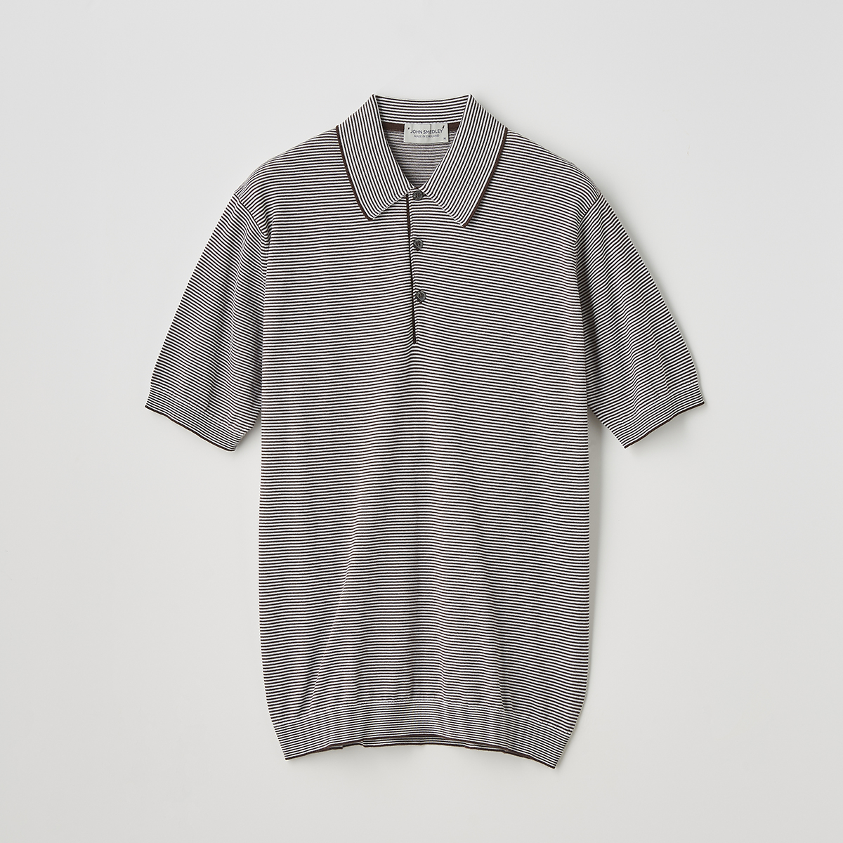 メンズ 30g 半袖 ニット ボーダー ポロシャツ メンズ レディースニットのjohn Smedley ジョンスメドレー 公式オンラインショップ