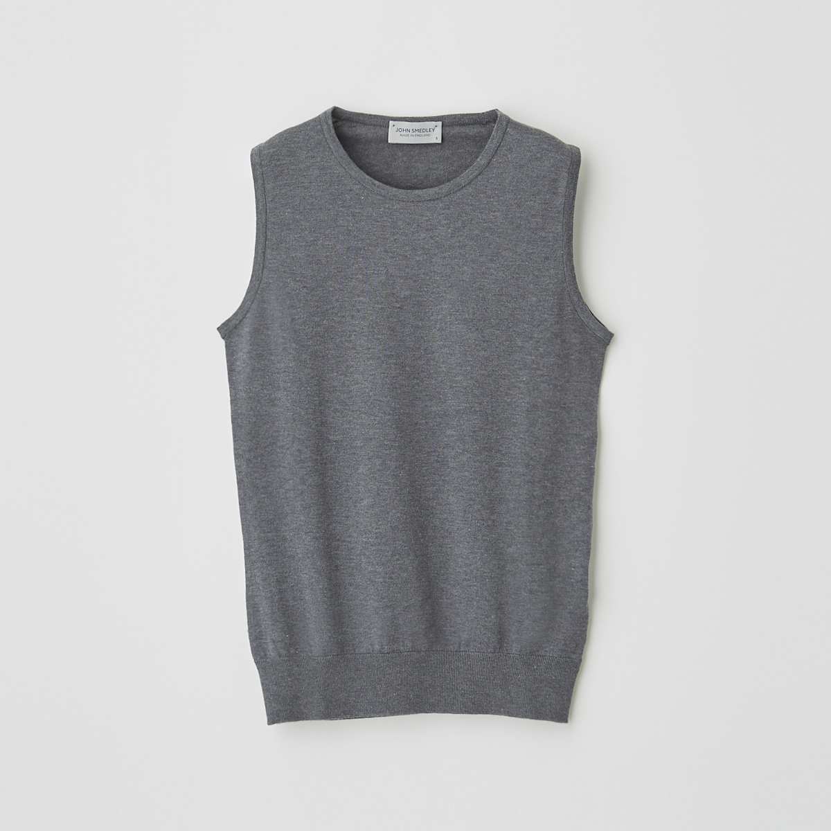 ジョンスメドレー JOHN SMEDLEY Vネック カットソー グリーン コットン ...