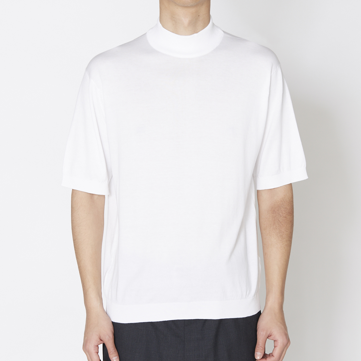 ユニセックス 30g 半袖モックネックニット メンズ レディースニットのjohn Smedley ジョンスメドレー 公式オンラインショップ