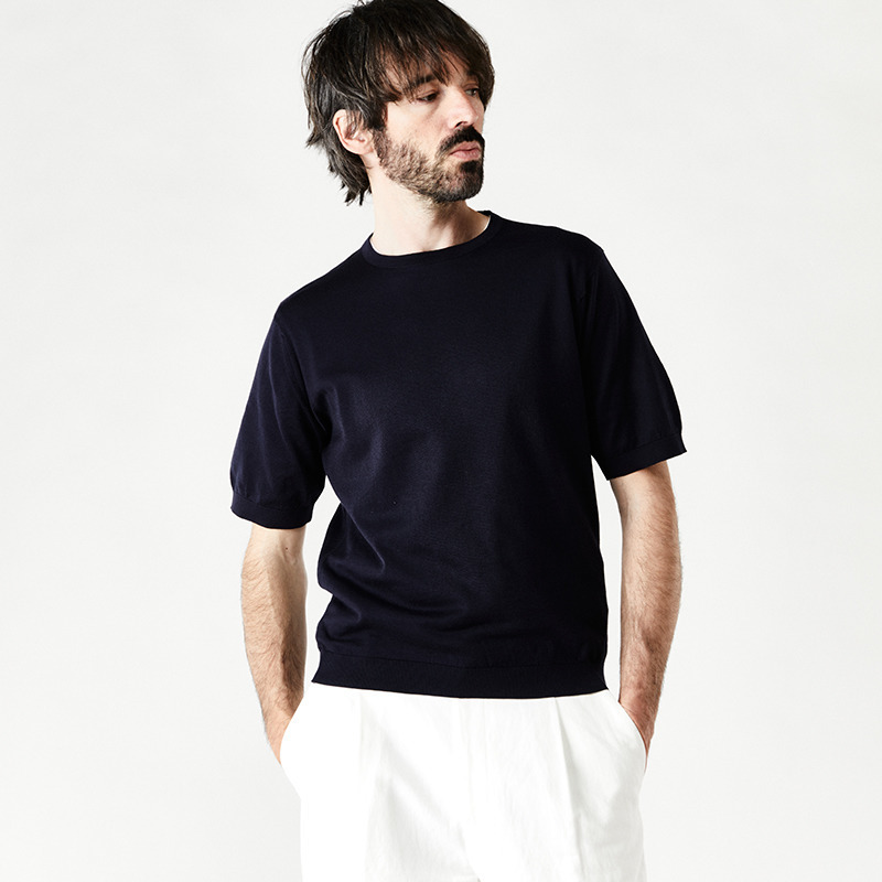 メンズ 30g 半袖クルーネックニット メンズ レディースニットのjohn Smedley ジョンスメドレー 公式オンラインショップ メンズ 30g 半袖クルーネックニット メンズ レディースニットのjohn Smedley ジョンスメドレー 公式オンラインショップ